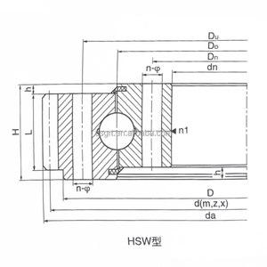 Cincin EX40-1slewing FUJI Bantalan Lengan Bola Kontak 50MN - Product Image 3