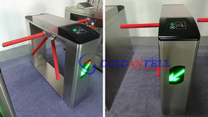 Tourniquet de trépied semi-automatique commandé par RFID pour la cantine de personnel avec le moteur efficace de tourniquet - Product Image 4