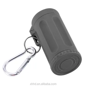 Plastic Small Round Cylinder Shape Portable Pocket Ashtray