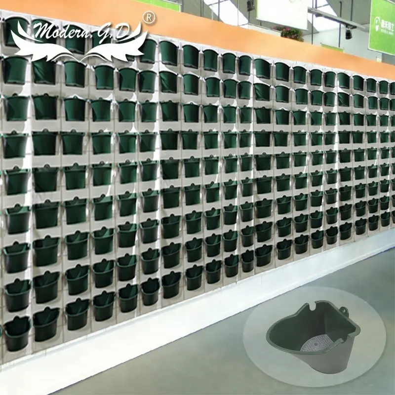 Verticalガーデン緑の壁パネルハンギング壁システム