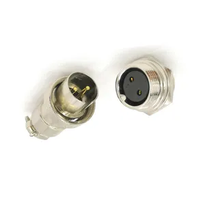 Waterproof GX16 16MF male plug female socket 16mm hole gx16 2pin aviation circular cable wire connector