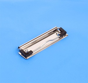 High Quality Iron Stationery <strong>Clipboard</strong> with Rubber Corners - Ideal As Recipe Book Binder Clips <strong>Custom</strong> <strong>Metal</strong> Clips Accessories