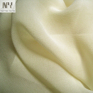 Nanyee Textile vente en gros fil collé tissé 20D + 26D Polyester non extensible ITY tissu en mousseline de soie