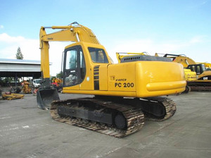 Excavadora Komatsu PC200 usada de 20 toneladas, excavadora Komatsu de buen estado y precio barato, excavadora Komatsu de 2. 000 m2, a la venta, de 2. 000 m2 - Product Image 4