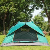 Tenda Kamuflase Otomatis untuk Wisata dan Rekreasi Luar Ruangan, Kapasitas 2 Orang, Ruang Luas, Satu Kamar Tidur, Bahan Kain Polyester 170T