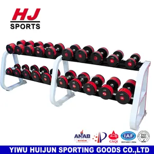 HJ-A027 Thương Mại Cố Định PU Dumbell/Quả Tạ Thân Thiện Với Môi Trường Bền