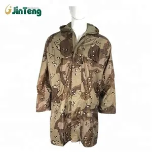 Jinteng เสื้อกันฝนกันน้ำลายพรางทะเลทรายทำจาก PVC คุณภาพสูงผลิตจากผู้ผลิตในจีน