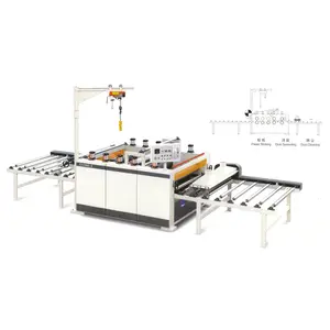 Houtbewerking Automatische Pvc Papier Gelamineerd Lamineren Stok Machine Voor Houten Paneel