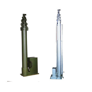 Mât électrique en aluminium de 25 m pour le levage d'antennes de télécommunications - Product Image 3