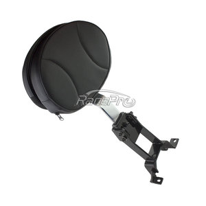 Moto Avant Noir Sissy Bar Sissybar Conducteur Dossier pour Chef Indien Foncé Cheval Chef 14-16 - Product Image 2