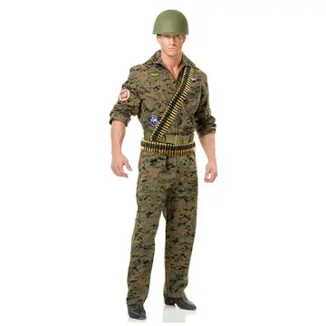 Adult men cosplay festival dance performance clothing army Camouflage Cosplay professional uniform PGMC2129