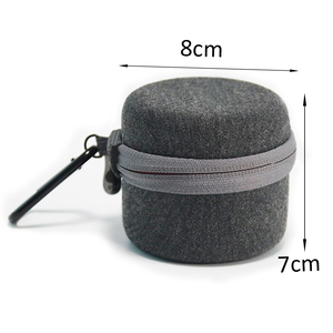 <span class=keywords><strong>Mini</strong></span> Thiết Kế Tròn Lưu Trữ EVA Trường Hợp Loa Tròn Zip Trường Hợp - Product Image 3