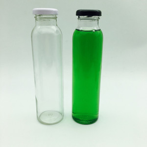 Cordial Glass <strong>Bottle</strong> for Juice and Soya <strong>Milk</strong> <strong>Coconut</strong> <strong>Milk</strong> With 38 mm Lug Lid 300ml