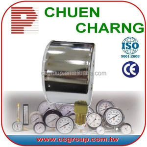 เกจวัดแรงดันไดอะแฟรม 75 มม., 2000 มม.เอค, 3/8 นิ้ว NPT สำหรับแก๊ส - Product Image 3