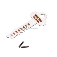 Kit de crochetage tubulaire Haoshi 8 broches, coupe-clés tubulaire, fournitures professionnelles pour serruriers, outils de crochetage