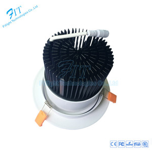CE SAA de aluminio de 40 W IP44 empotrada anti resplandor regulable led downlight mazorca - Product Image 4