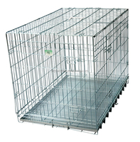 Cages pour chiens pliantes à double porte en fil métallique pour le marché britannique