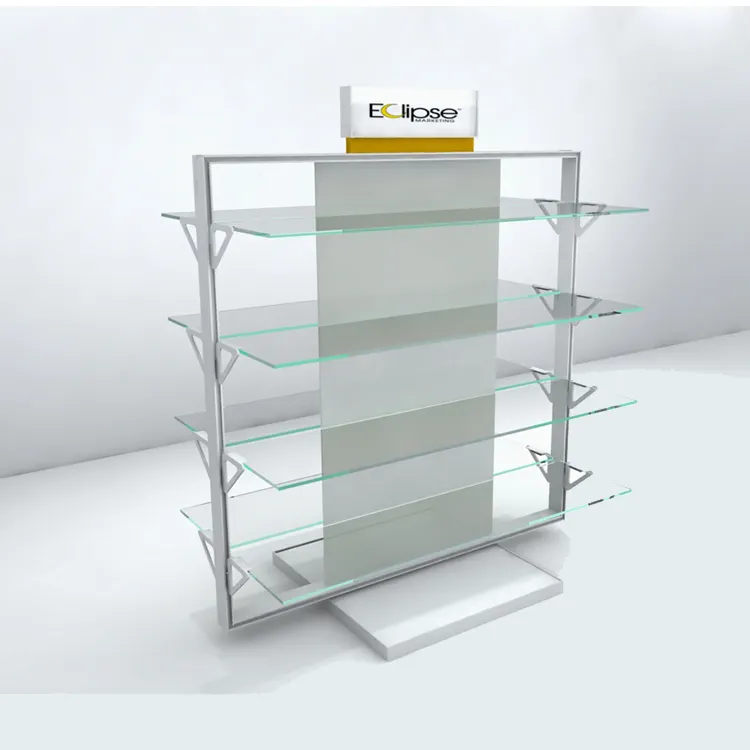 Acryl Glas Schoen Stand Display Vier Lagen Schoenen Rack Plank