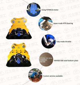 Oem Fabriek Prijs Hardox Staal Graafmachine Hydraulische Plaat <span class=keywords><strong>Compactor</strong></span> - Product Image 2