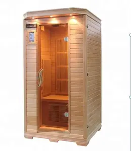 Sauna infravermelha seca área interna, sauna infravermelha seca modelo 1 pessoa sauna quarto a vapor distante infravermelho sauna quartos