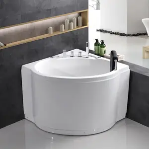 Harge बाथटब चुनें Kecil एक्रिलिक मालिश के साथ छोटे से कोने स्नान टब सीट TMB064