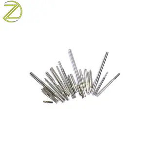 Aluminum Turned Shafts Spring Loaded Pogo Pin Connector Shaft Sleeve and Pin