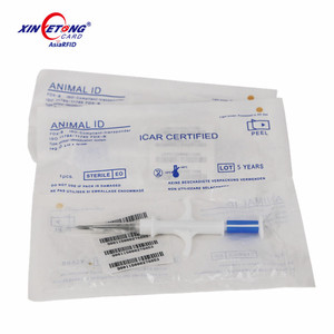 Programmabile RFID nfc <span class=keywords><strong>Transponder</strong></span> Pet rfid animale microchip 134.2khz tubo di vetro 125Khz vetro RFID Tag - Product Image 1