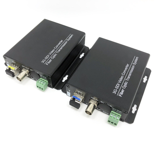 Simplex LC ไฟเบอร์ออปติกและ SFP พอร์ต SD-SDI/HD-SDI/3G-SDI วิดีโอ Fiber Converter 3G Sdi เส้นใย