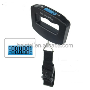 50kg 10g Scala Dei Bagagli Portatile per Valigia Borsa Da Viaggio Bagaglio <span class=keywords><strong>Pesa</strong></span> Digitale Scala D'attaccatura del Gancio di Pesca LCD Retroilluminazione - Product Image 6