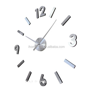 2023 big creative nordic Luxury acrilico Sticker economici grandi adesivi rimovibili fai da te Modern Home Decor digital 3D orologi da parete da parete - Product Image 1