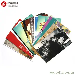 Pencetakan Buku Kartu Pos Pabrik Tiongkok/Kartu Pos Cetak Kustom/Pencetakan Kartu Pos