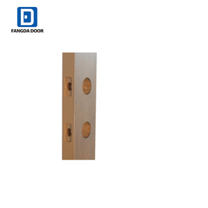Porte d'entrée en fibre de verre avec panneaux latéraux, ouverture manuelle, surface finie pour appartement, hôtel et villa, usage extérieur - Product Image 3