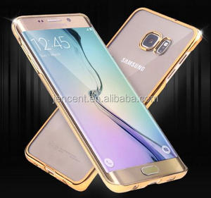 Ốp Điện Thoại TPU Mềm Mạ Cao Su Trong Suốt Pha Lê Cho Ốp Điện Thoại Samsung Galaxy S6 Edge S7 Edge - Product Image 1