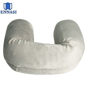 Twist Long Bolster Style Neck Pillow <strong>Memory</strong> <strong>Foam</strong> Lumbar <strong>Roll</strong> Travel Support Pillow CE 100% Polyester Adults Column - Product Image 5
