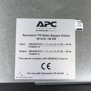 <strong>APC</strong> <strong>UPS</strong> <strong>Sysw48kh</strong> <strong>Power</strong> <strong>Supply</strong> <strong>Module</strong>