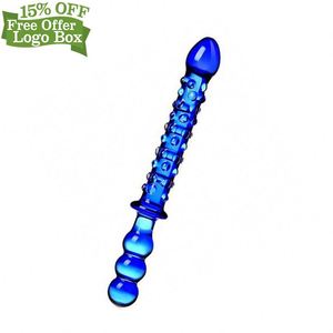 Gratis Custom Box - Real Touch Gevoel Crystal Grote Pyrex Glas Dildo Voor Dame Vrouwen Met China Fabriek Lage Prijs - Product Image 4