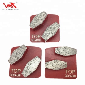 Trapez Magnetic Diamond Boden Schleif platte mit Doppels tangens eg menten