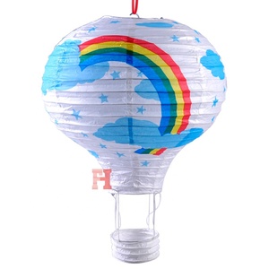 Hot Air Balloon Shaped Paper <strong>Sky</strong> <strong>Lantern</strong> for Kids Birthday Party Wedding Decoration