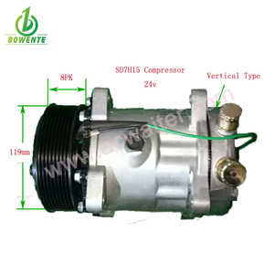 Universal Sanden 7 H15 Kompressor 119mm/PV8 24V Vertikal kopftyp - Product Image 2