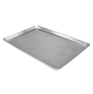 For all of your baking and roasting needs, 18" x 26" perforated full size aluminum bun pan / sheet pan