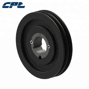 Polea de bloqueo cónico de hierro fundido SPA ruedas de polea de ranura en <span class=keywords><strong>V</strong></span> doble para polea de inventario de correa en <span class=keywords><strong>V</strong></span> - Product Image 3