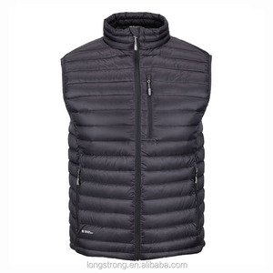 LS802 100% nylon moda invierno <span class=keywords><strong>hombre</strong></span> pato abajo pluma <span class=keywords><strong>chaleco</strong></span> Gilet - Product Image 3