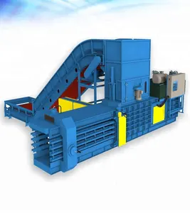 China mobile scrap metal cube baler cotton baling press 300 tons machine 1000kn small sacks for scrap metal