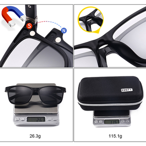 Ensemble de <span class=keywords><strong>lunettes</strong></span> polarisées <span class=keywords><strong>3D</strong></span> à <span class=keywords><strong>Clip</strong></span>, Vision nocturne, verres de soleil DLC2267 TR, - Product Image 5