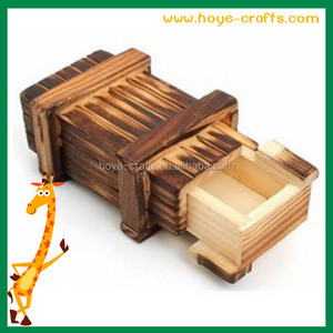 Giocattolo educativo giocattoli educativi cinesi Luban lucchetto <span class=keywords><strong>scatola</strong></span> di <span class=keywords><strong>legno</strong></span> magico cassetto segreto scatole Puzzle - Product Image 4
