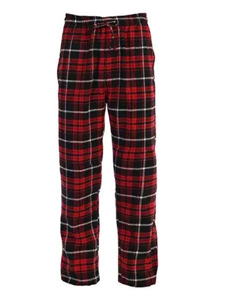 Heren Slapen Broek Plaid Pyjama Polar Fleece Nachtkleding Bodem