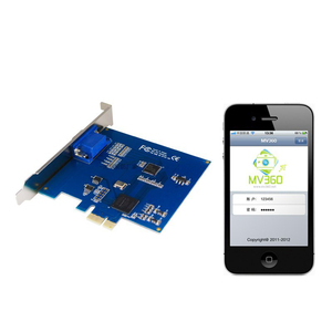 Suporte de vídeo de áudio de 4 canais pci-e, cartão de visão móvel ahd dvr - Product Image 2