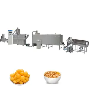 hot sale automatic corn puff snack facilitys puff rice snack processing line plant Factory price