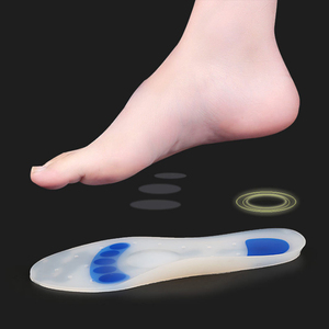 Plantillas Deportivas de Gel de Silicona de Longitud Completa <span class=keywords><strong>para</strong></span> Pies Planos, Soporte de Arco, Ortopédicas, <span class=keywords><strong>para</strong></span> <span class=keywords><strong>Fascitis</strong></span> <span class=keywords><strong>Plantar</strong></span> - Product Image 2