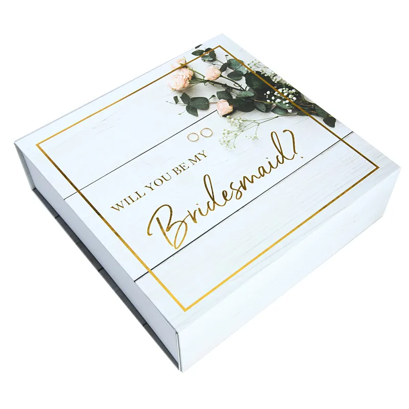 Folie Goud Zal Je Mijn Bruidsmeisje Gift Box